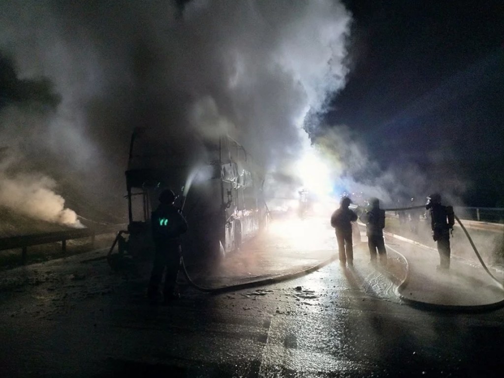 Возгорание автобуса в Польше: пострадали украинские студенты  