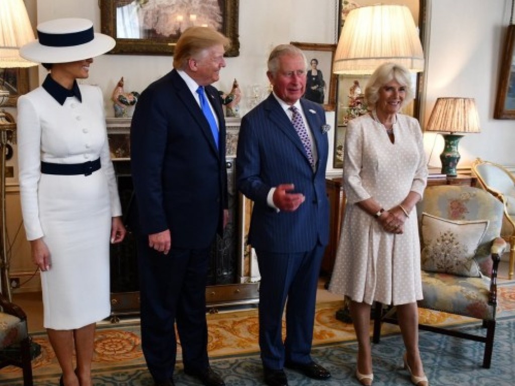 Супруга принца Чарльза повеселила Сеть во время визита Трампа (ФОТО, ВИДЕО)