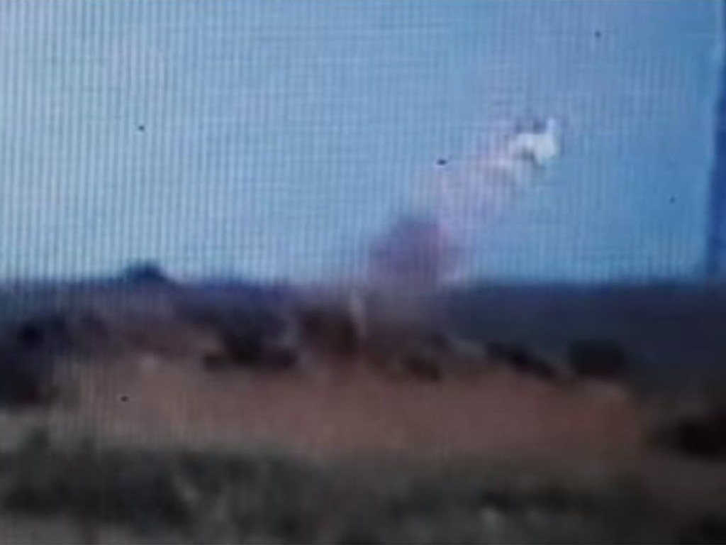 Уничтожение пулеметной точки боевиков на Донбассе попало на видео