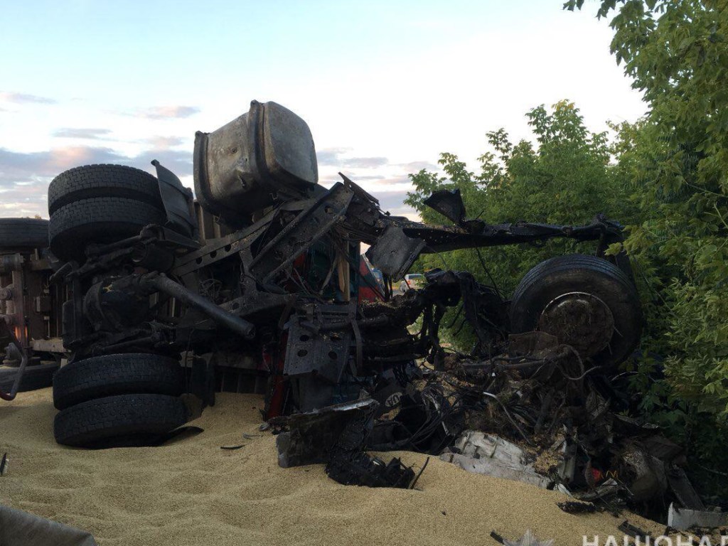В Одесской области столкнулись два грузовика: погибли трое людей (ФОТО)