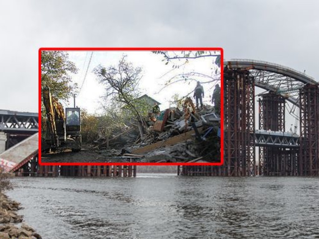 В Киеве из-за строительства Подольско-Воскресенского моста будут переселять людей
