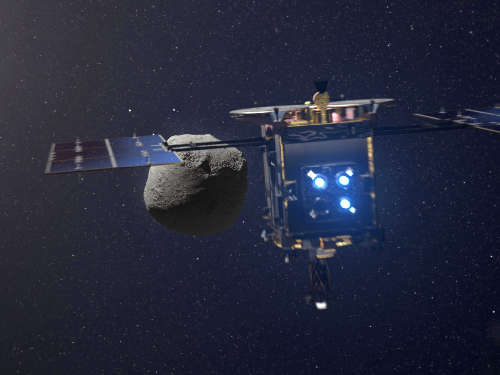 Зонд Hayabusa 2 успешно сел на астероид и собрал образцы камня