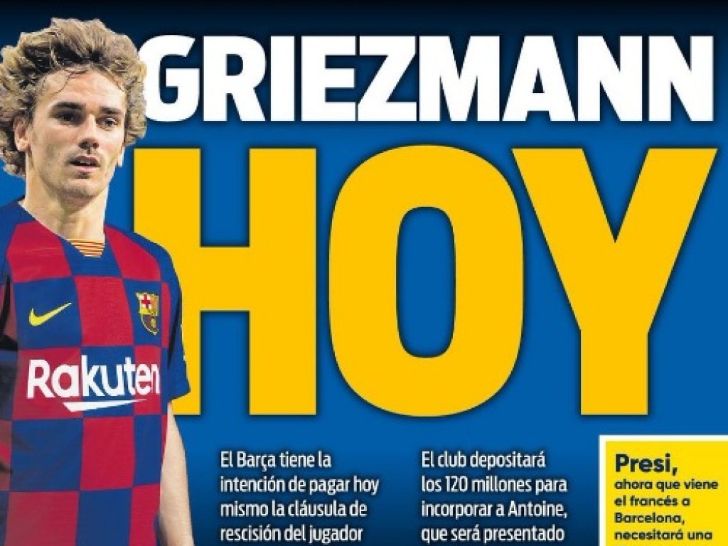 «Мы ждали этого»: Гризманн официально стал игроком «Барселоны» за 120 миллионов евро (ФОТО, ВИДЕО)