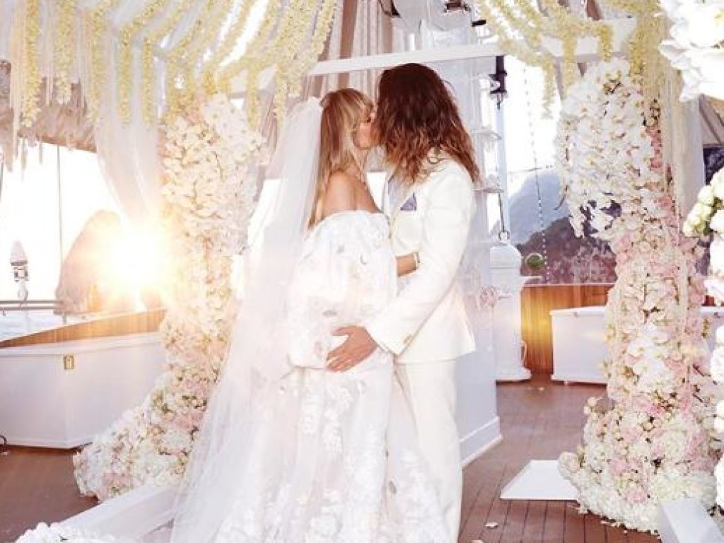 46-летняя супермодель Хайди Клум в третий раз вышла замуж: фото со свадьбы