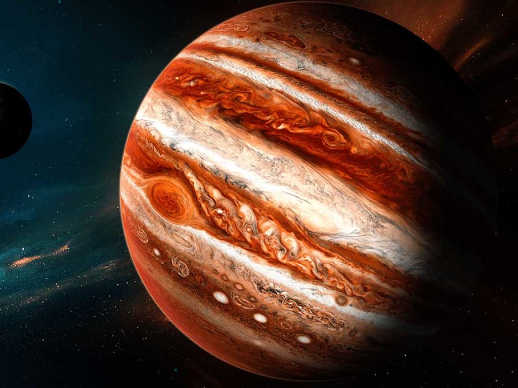 Фотографу удалось зафиксировать падение метеора на Юпитер