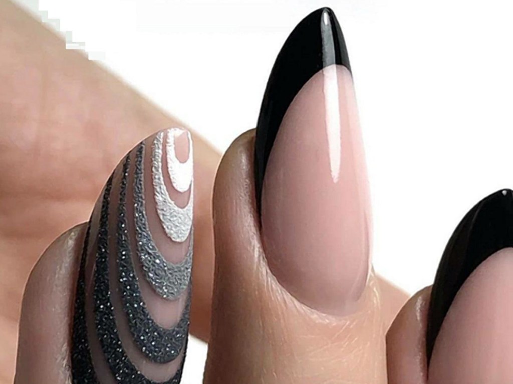 Роскошный дизайн ногтей гель-лаком 