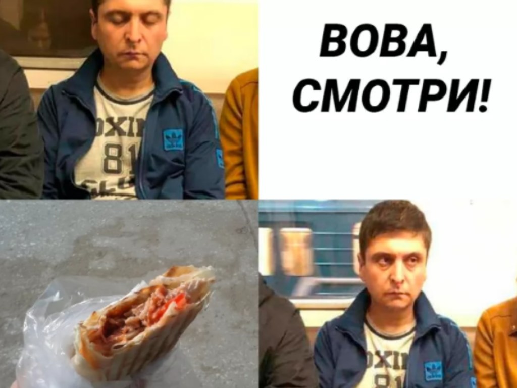 «Народный президент»: в метро заметили двойника Зеленского (ФОТО)