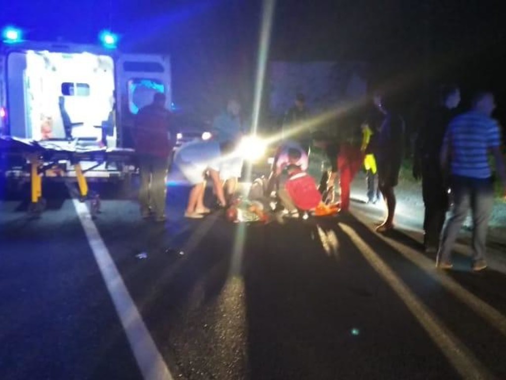 ДТП на Закарпатье: Toyota сбила пешехода-нарушителя (ФОТО)