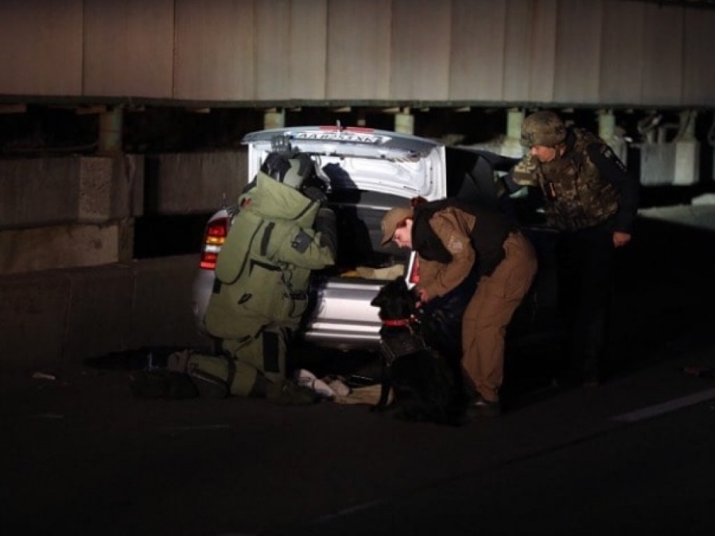 Захват моста Метро в Киеве: полиция опубликовала видео момента задержания террориста  