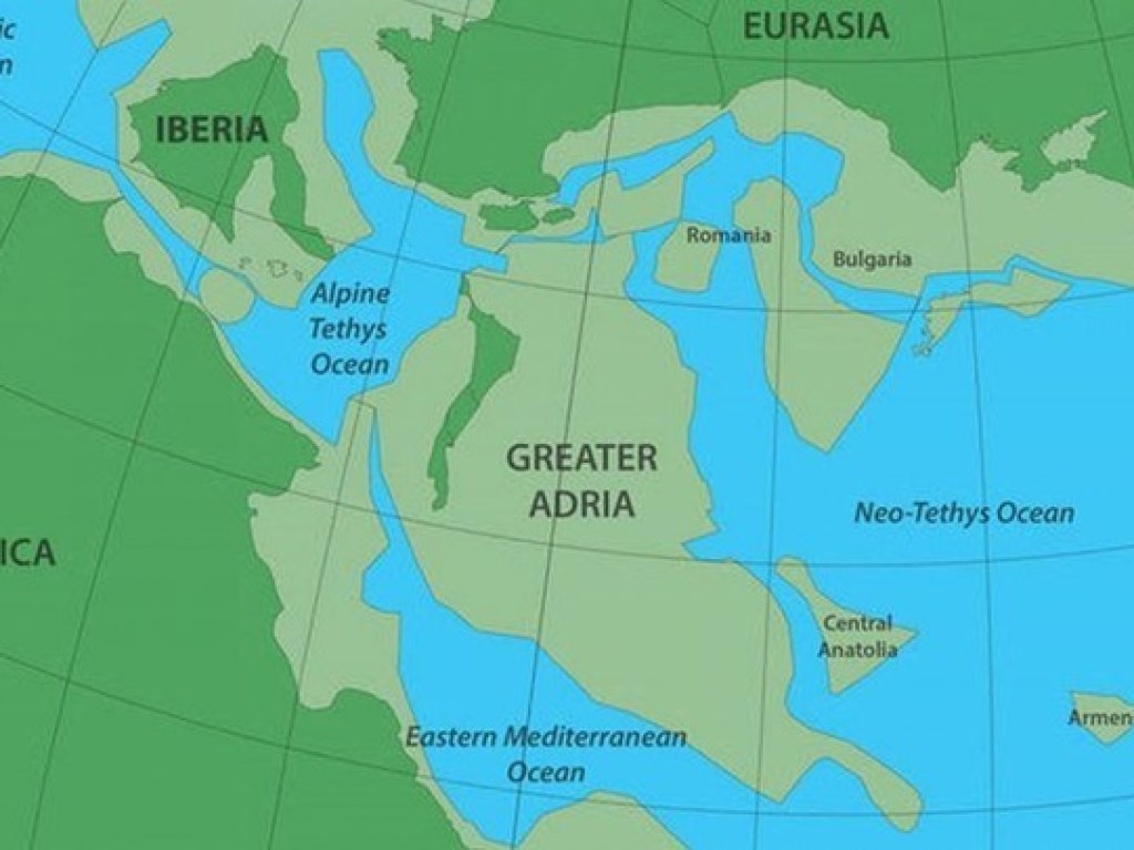 Под Европой ученые нашли древний континент Большая Адрия
