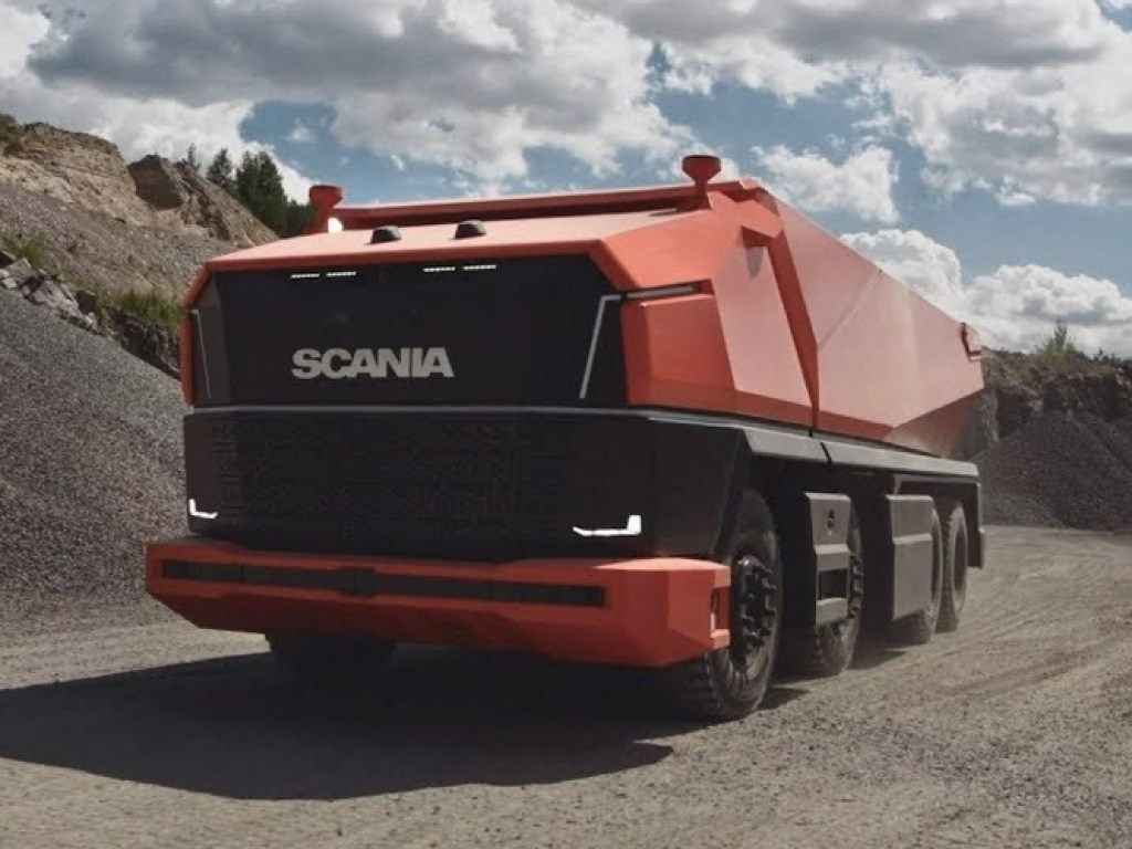 Scania представила проект беспилотного самосвала (ФОТО, ВИДЕО)