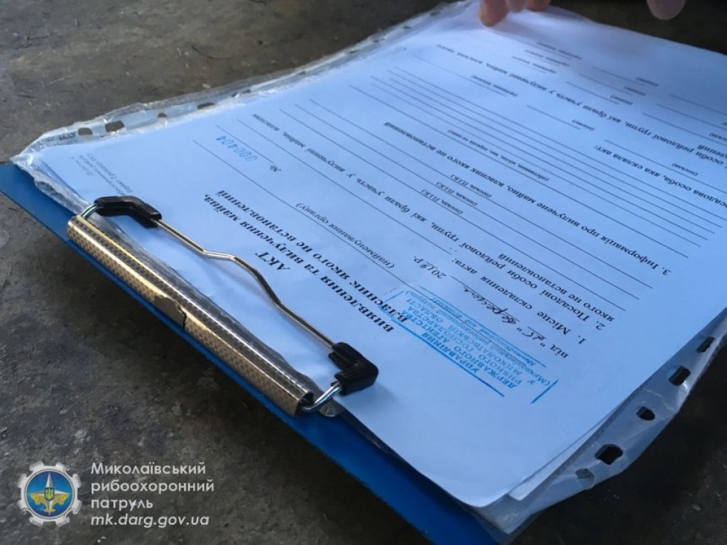 В Николаеве торговцы незаконным уловом швыряли рыбу в правоохранителей (ФОТО, ВИДЕО)