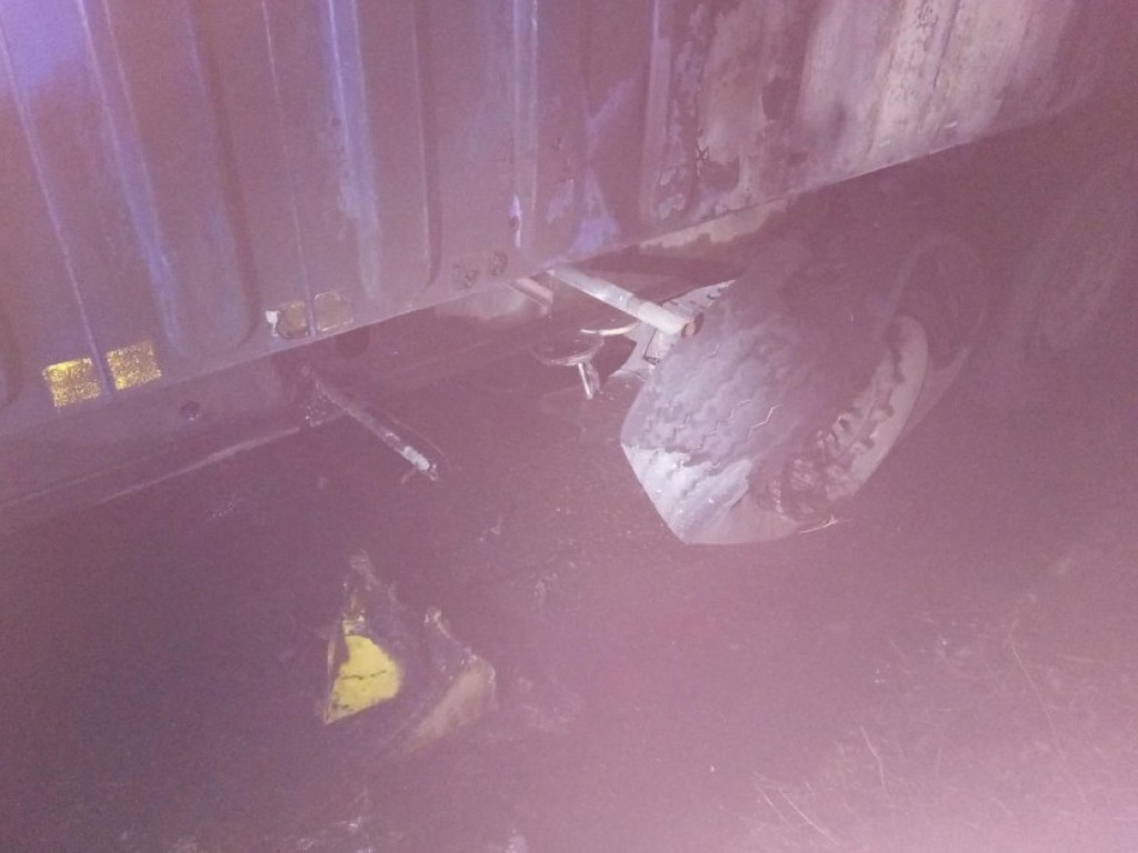 В Николаеве загорелся грузовик с рапсом (ФОТО)