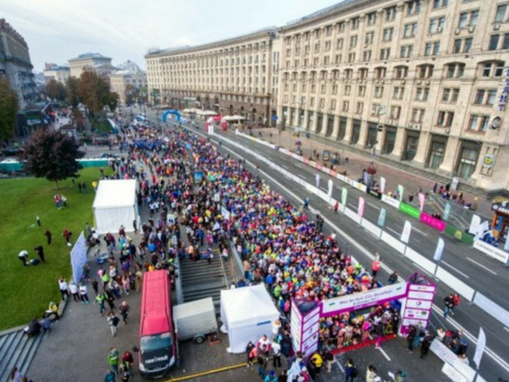 В результате проведения марафона в Киеве возник настоящий коллапс