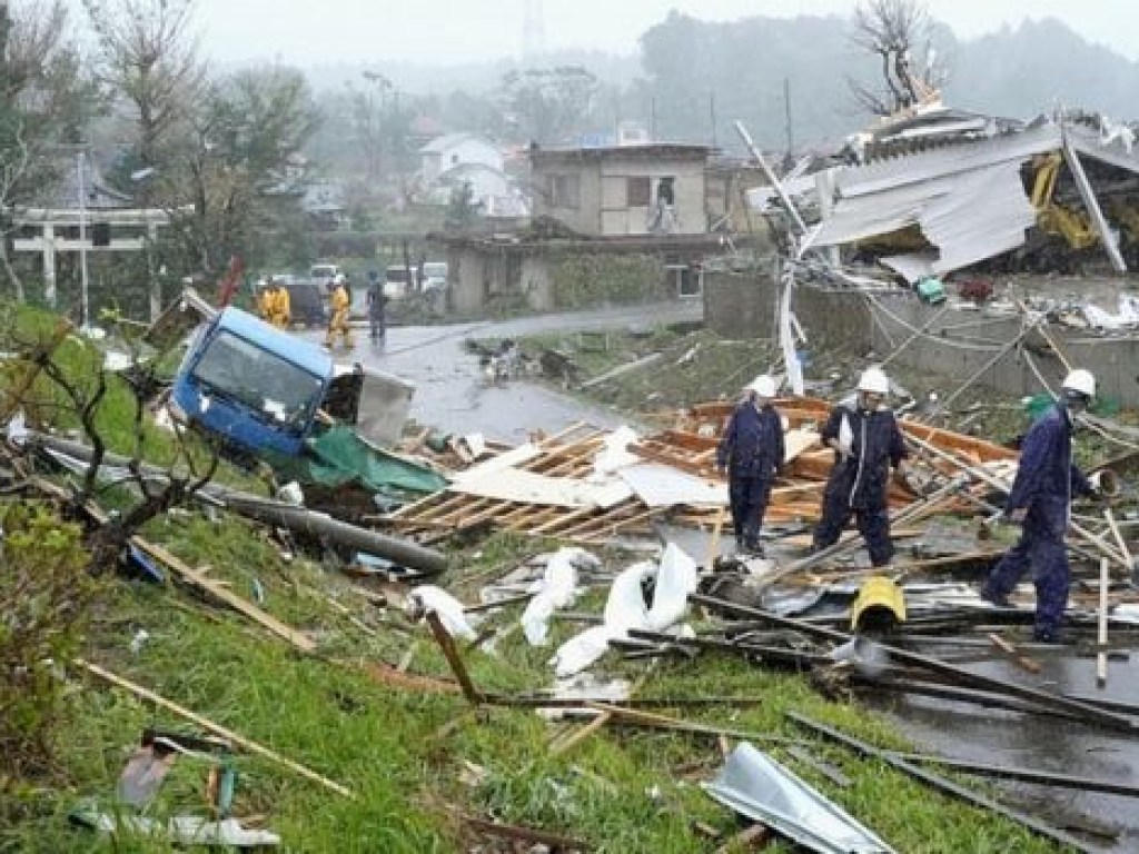 В Японии в результате тайфуна «Хагибис» погибли 10 человек, у 126 человек травмы (ФОТО, ВИДЕО)