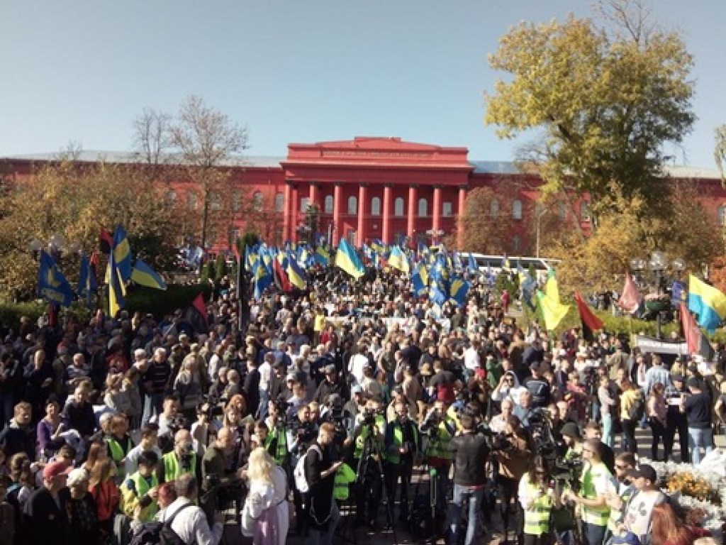 Марши в День защитника в Киеве: самое главное (ОБНОВЛЕНО)