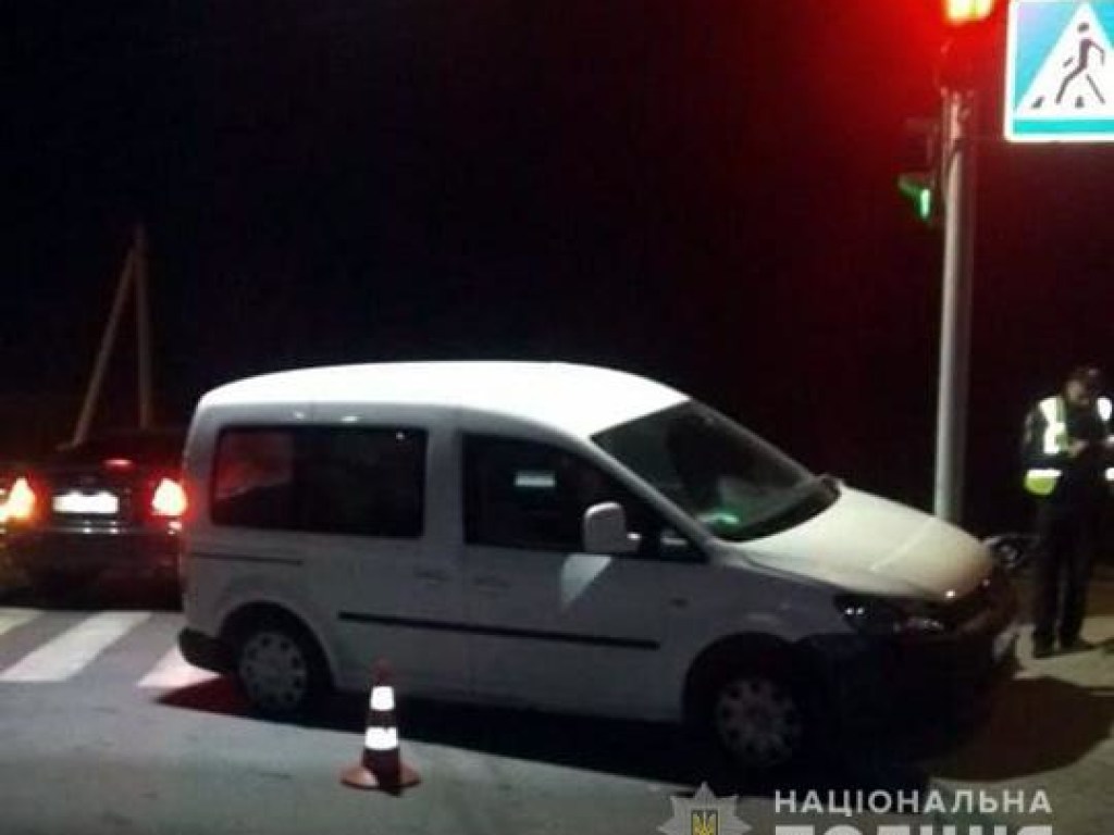 В Хмельницком пьяный водитель протаранил светофор (ФОТО)