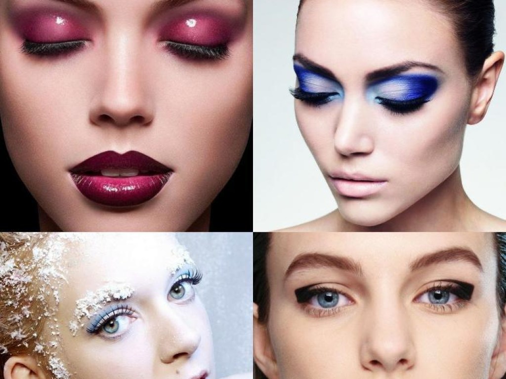 «Серый, фиолетовый, голубой»: Холодные оттенки макияжа зимой смотрятся шикарно 