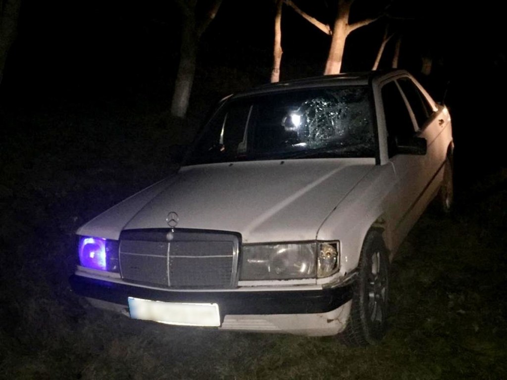 На Буковине молодой водитель белого Mercedes сбил женщину (ФОТО)