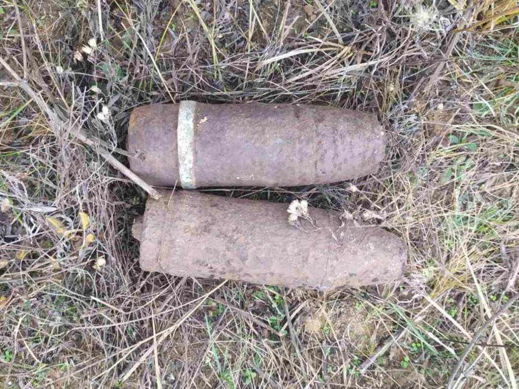 Житель Днепра во время дневной прогулки наткнулся артиллерийский снаряд (ФОТО)