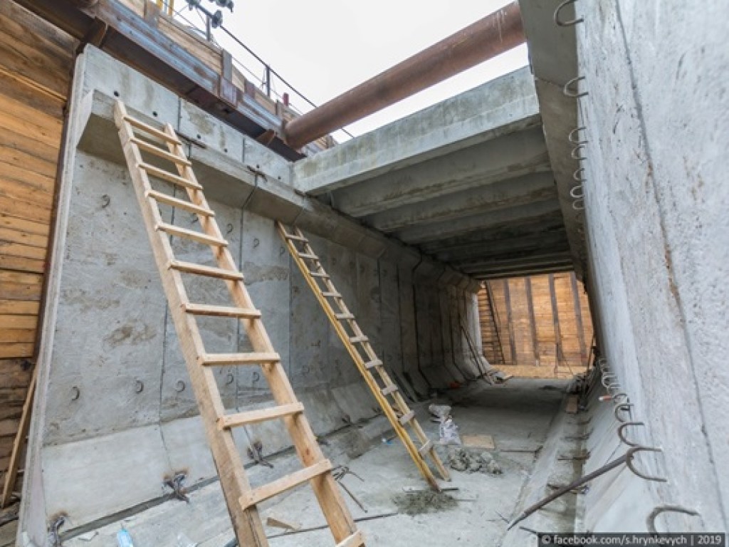 Метро на Виноградарь в Киеве: появились фото туннеля строящегося объекта  