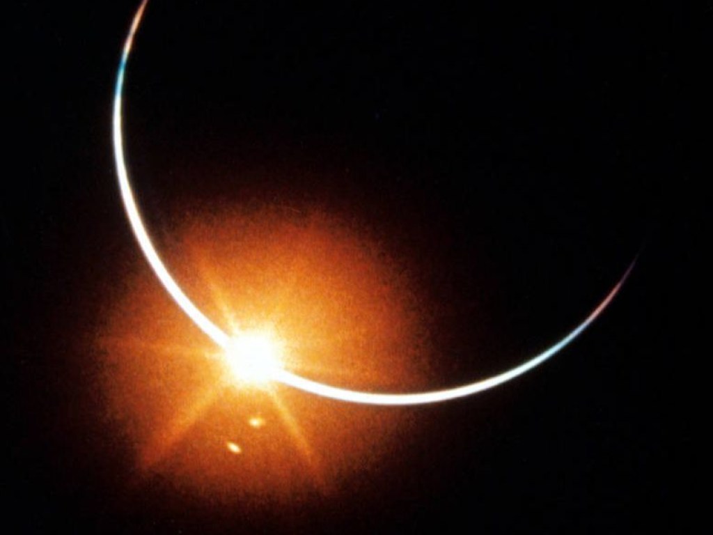 В NASA опубликовали редкое фото солнечного затмения, сделанного с борта корабля «Аполлон-12»
