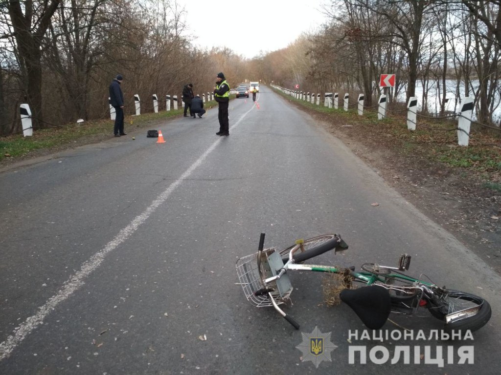 На Полтавщине неизвестный сбил насмерть велосипедистку и скрылся (ФОТО)