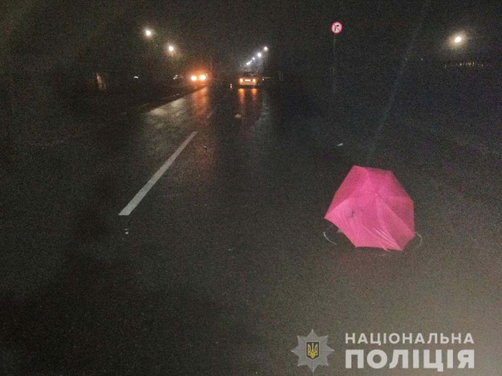 На Днепропетровщине «шестерка» сбила насмерть женщину-пешехода с розовым зонтиком (ФОТО)
