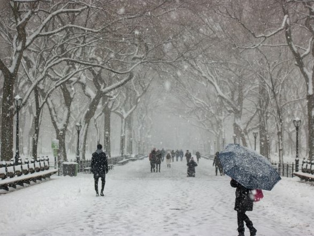Синоптик: В понедельник Украину начнет заметать снегом