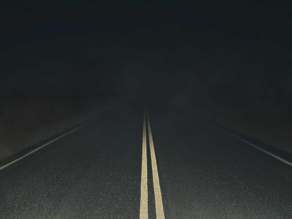 На ночной дороге в Черниговской области заметили «привидение» (ВИДЕО)