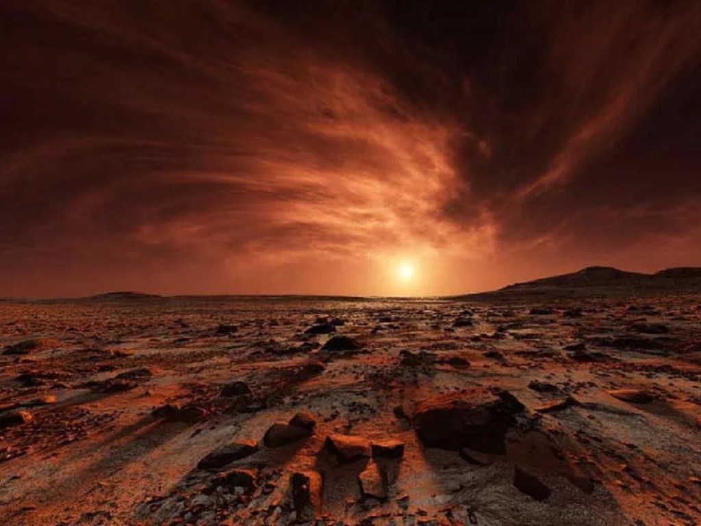 Эксперты NASA показали удивительный рассвет на Марсе (ФОТО)