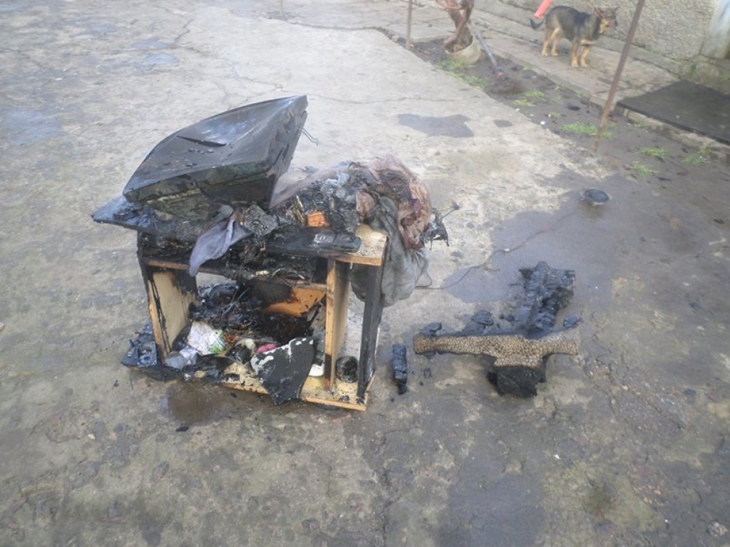 На Николаевщине из-за неисправного телевизора горел дом (ФОТО)