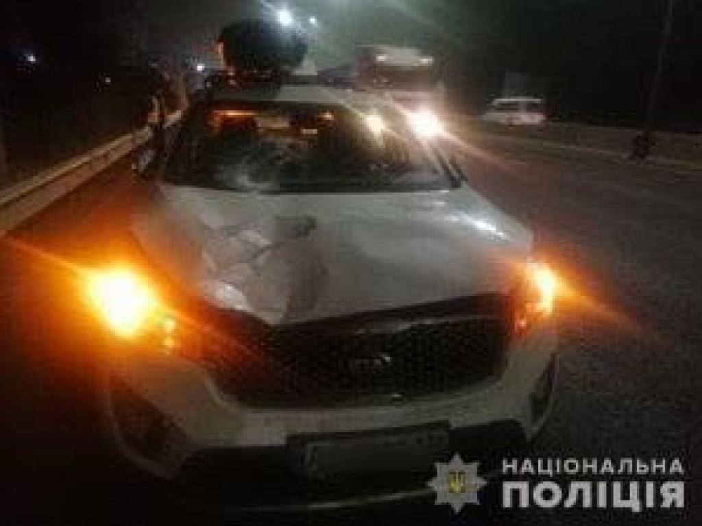 Трагедия на трассе: под Киевом белая KIA насмерть сбила пешехода-нарушителя (ФОТО)