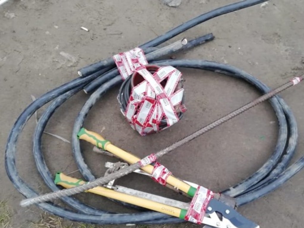 В Киевской области воры украли телефонный кабель с ТЭС