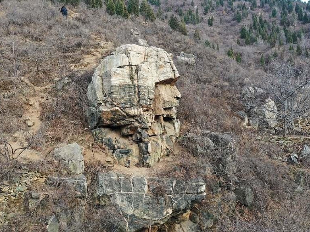 В Китае нашли скалу, напоминающую египетский Сфинкс (ФОТО)