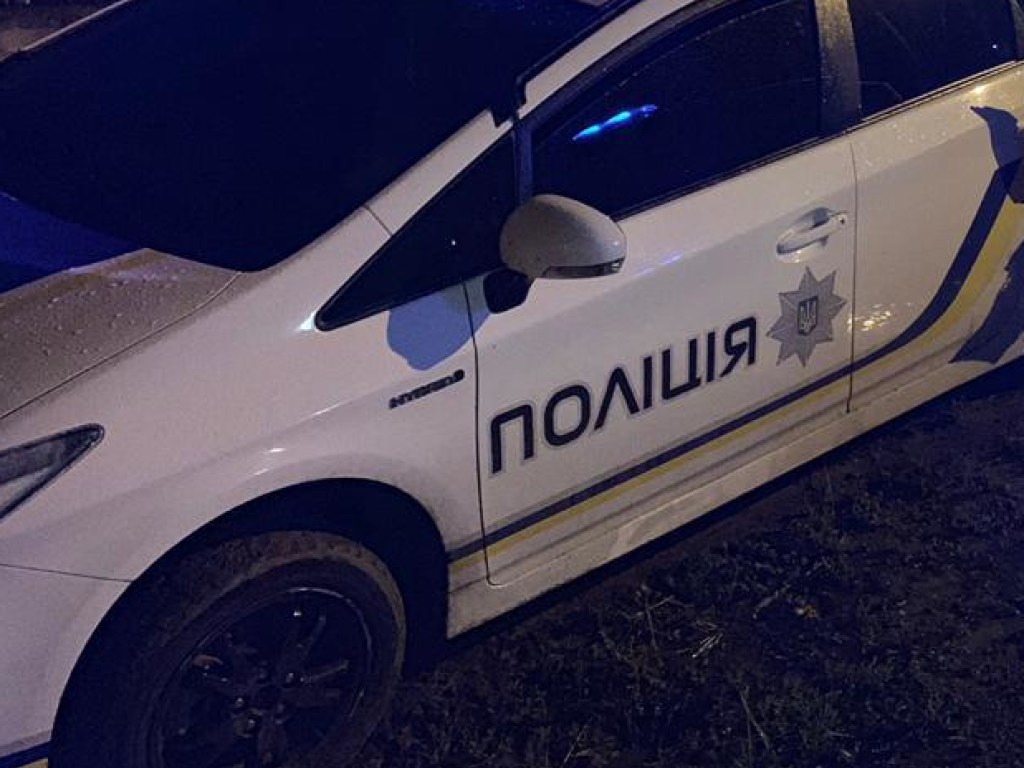 Во Львове хамоватый водитель черного BMW протаранил авто патрульных (ВИДЕО)
