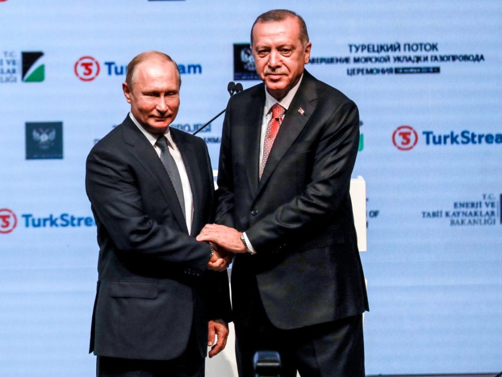 Путин и Эрдоган официально открыли «Турецкий поток»