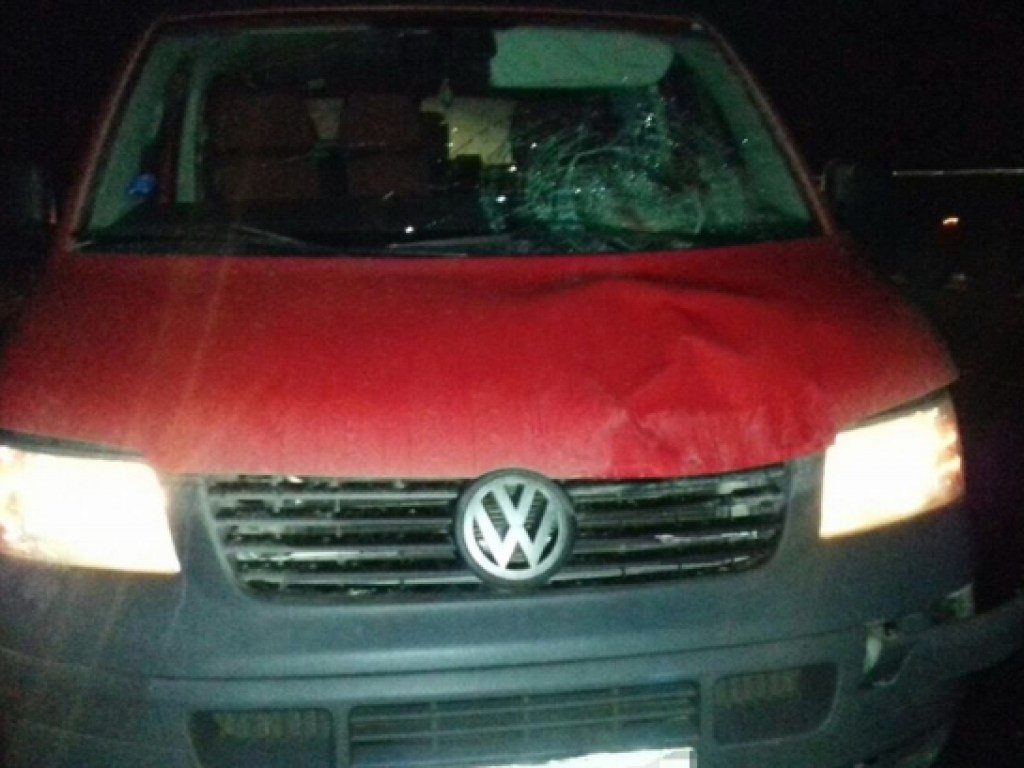 На Закарпатье микроавтобус Volkswagen насмерть сбил пешехода (ФОТО)