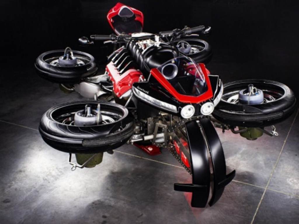 Французская компания выпустит летающий мотоцикл ограниченной серией (ФОТО, ВИДЕО)