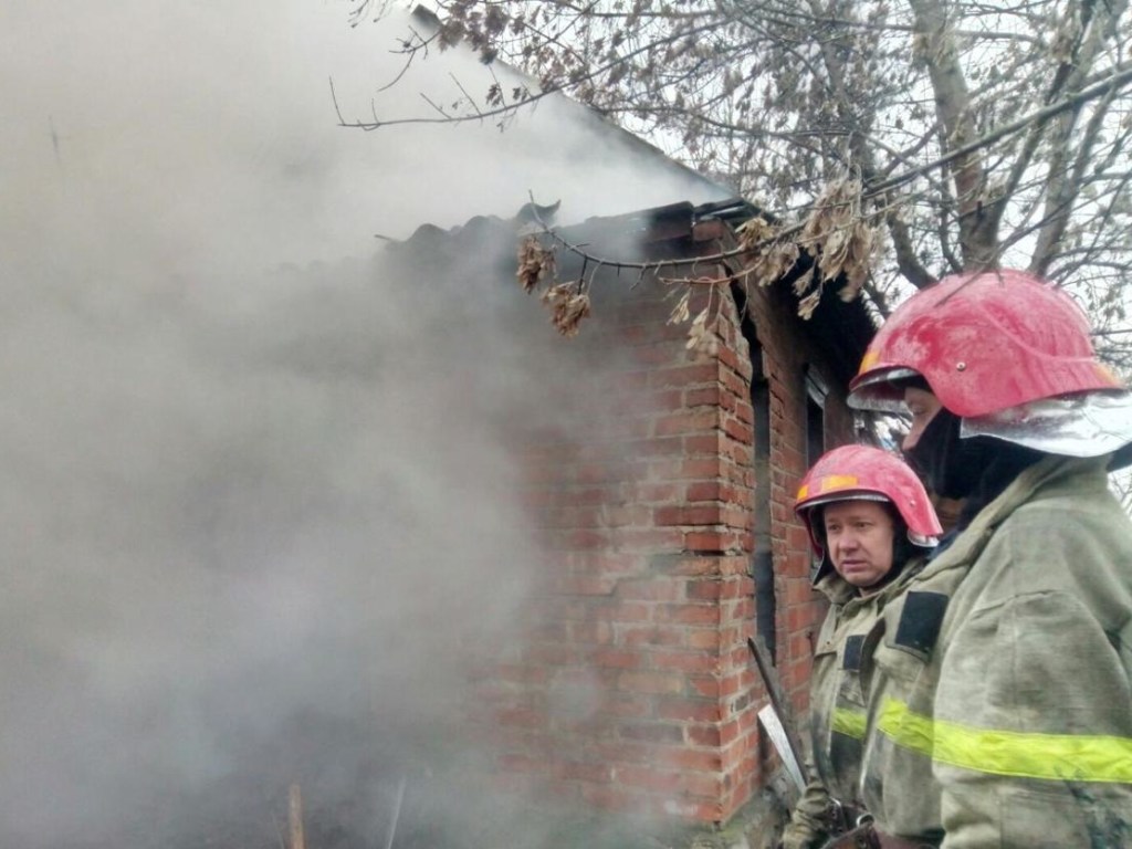 На Харьковщине при пожаре сгорел мужчина (ФОТО)