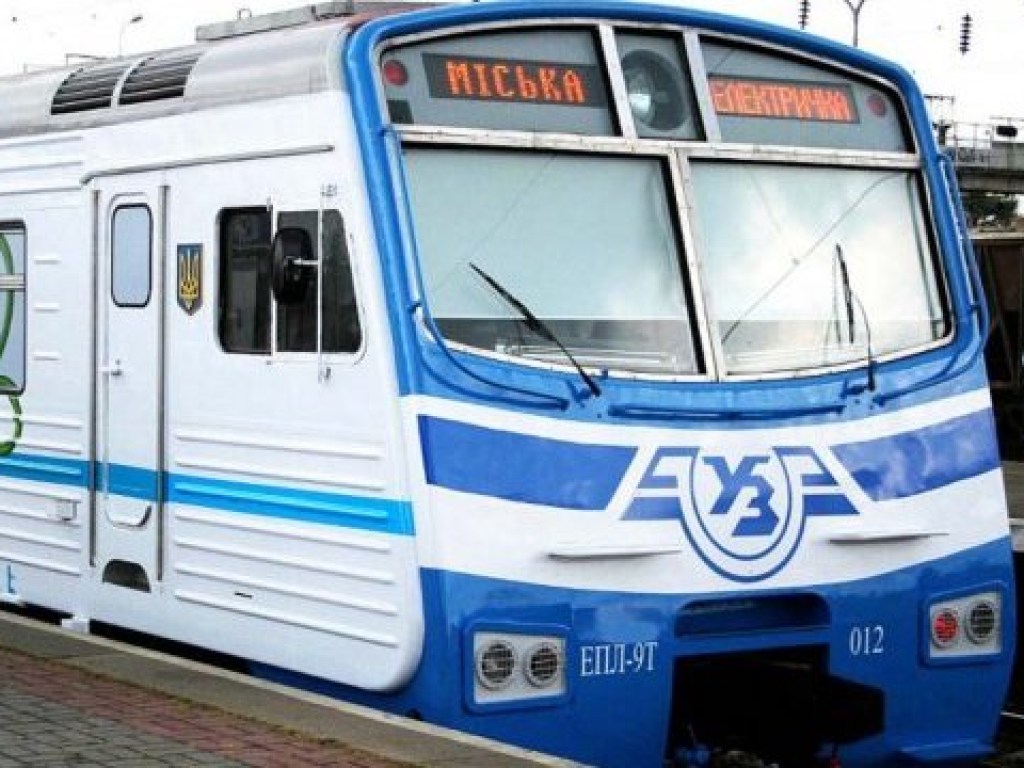 В Киеве с 24 января изменят маршрут городской электрички