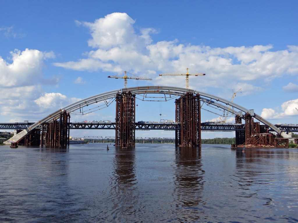 Кличко пообещал открыть Подольско-Воскресенский мост в Киеве до конца 2020 года