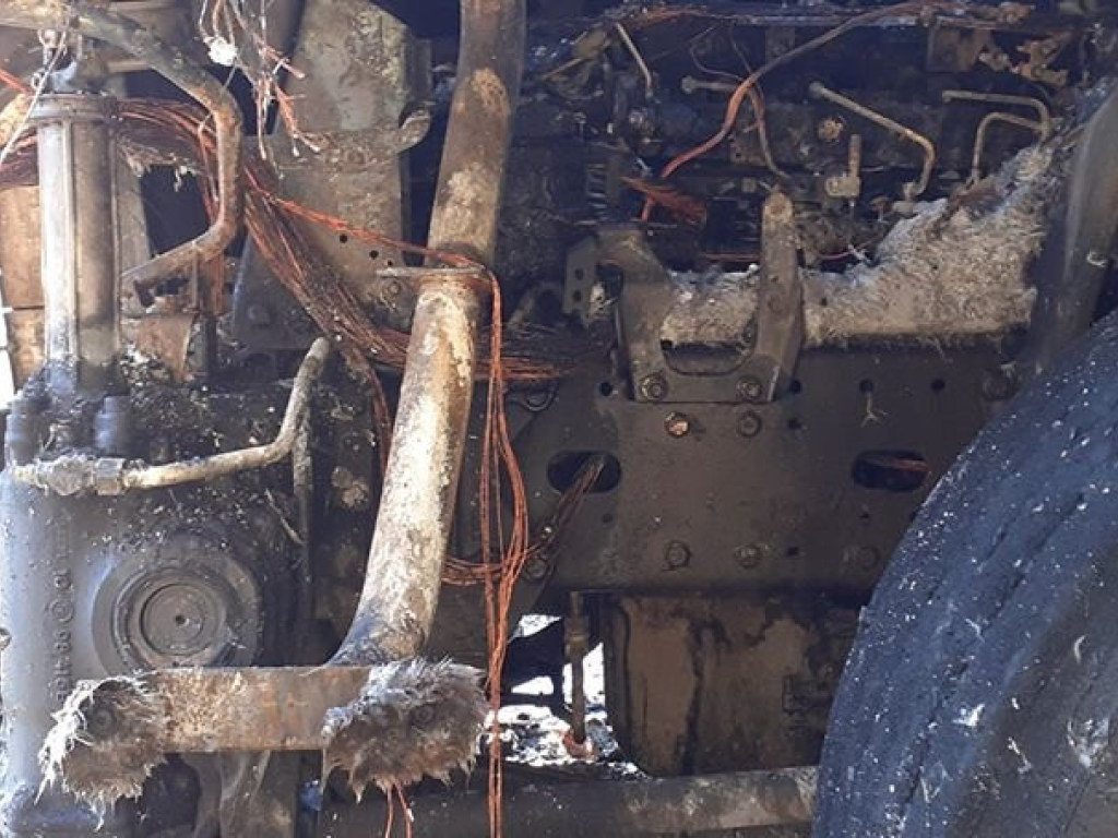 В Черноморске во время пожара погиб водитель фуры (ФОТО, ВИДЕО)