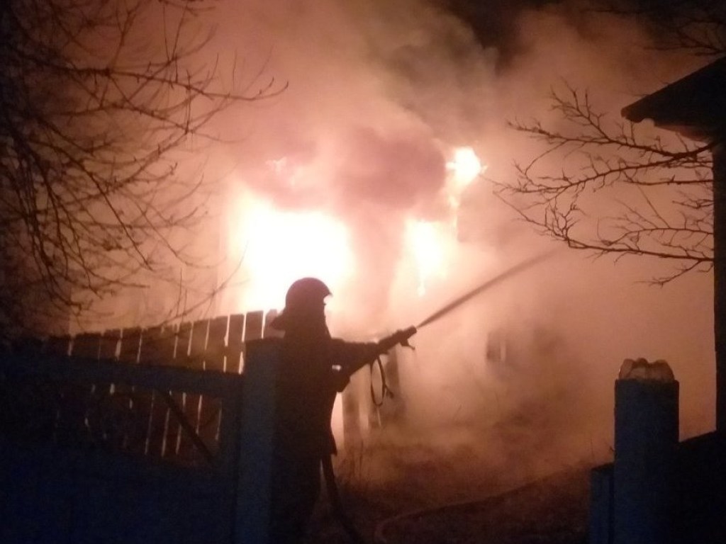 Под Киевом пожилой мужчина сгорел в собственном доме (ФОТО)
