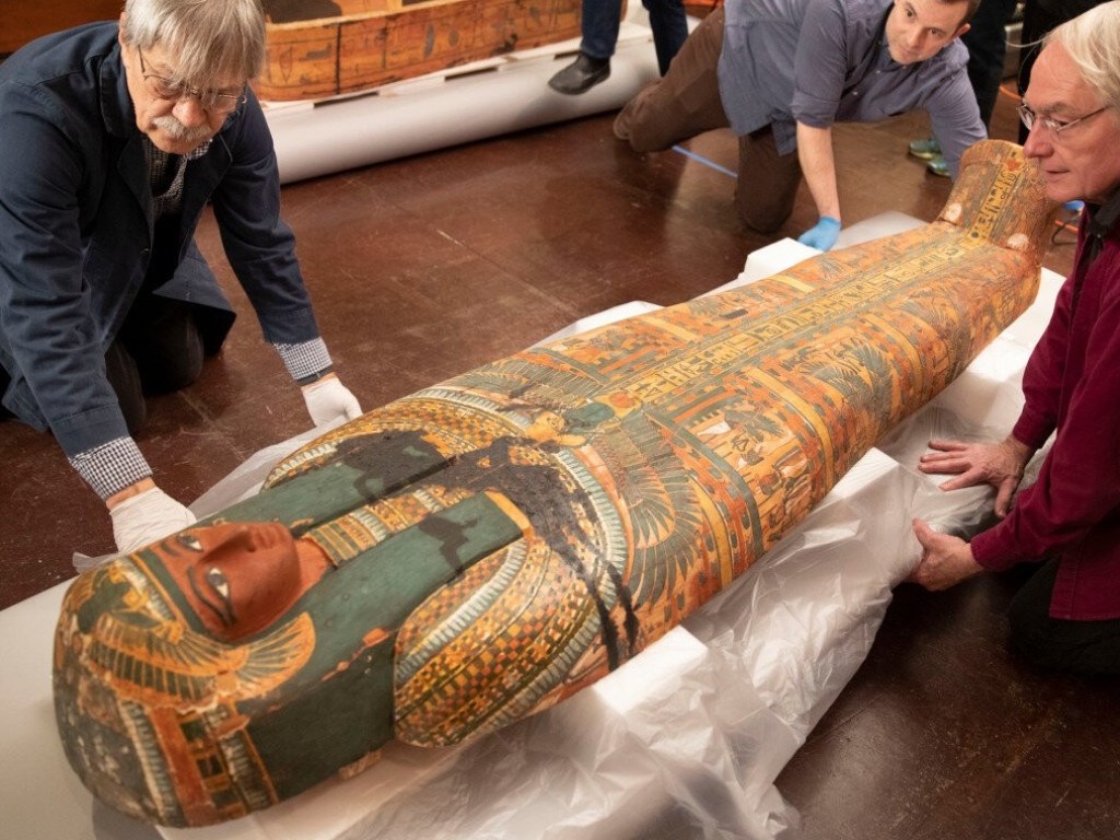 В саркофаге из Египта возрастом более трех тысяч лет нашли скрытое послание (ФОТО, ВИДЕО)