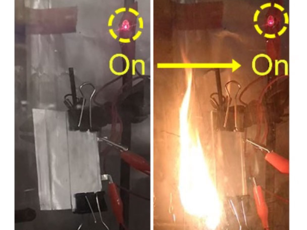 Ученые заставили работать батарею даже при возгорании (ФОТО)