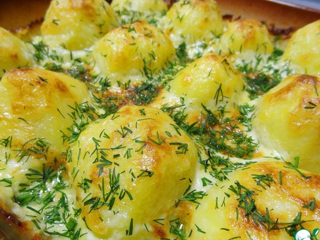 Рецепт дня: Аппетитный картофель в сливочно-сырном соусе