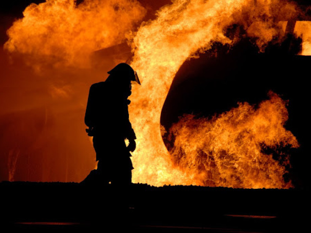 Возле Житомирской трассы под Киевом произошел масштабный пожар (ВИДЕО)