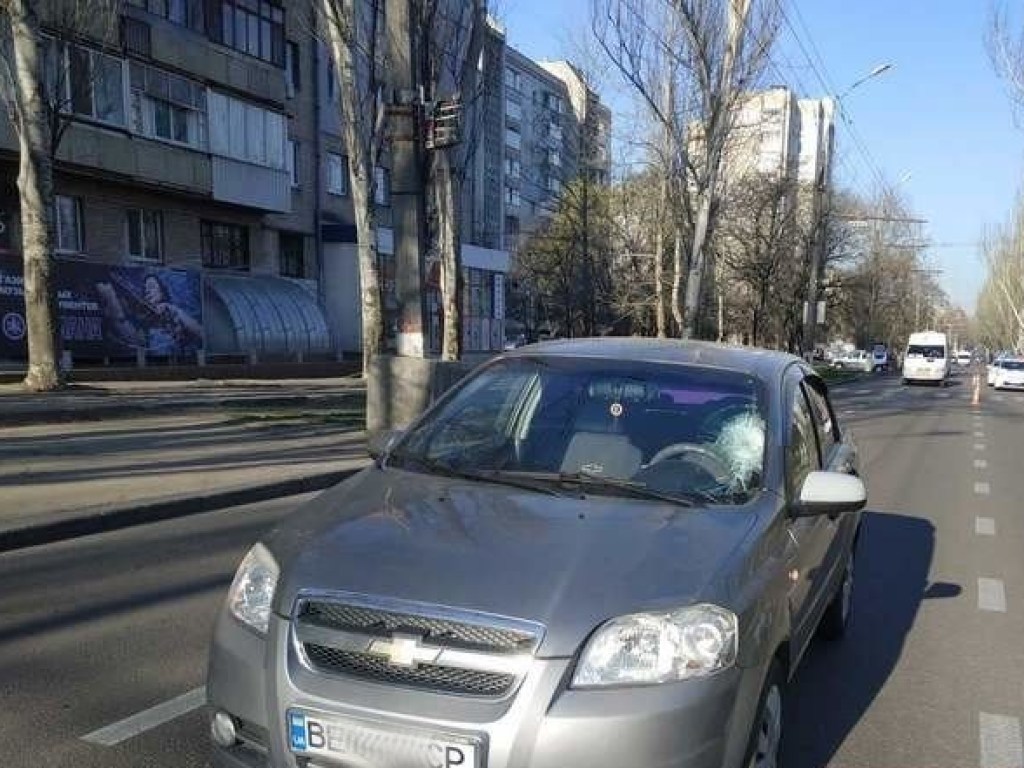 В Сети появилось видео смертельного ДТП в центре Николаева