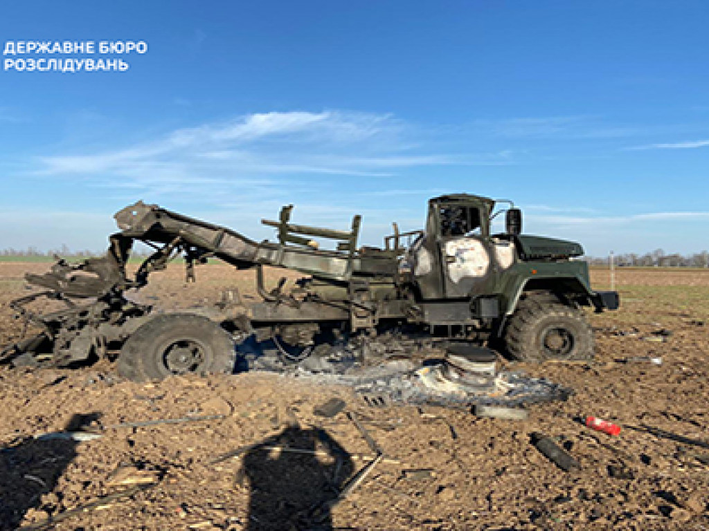Военный автомобиль с боеприпасами взорвался на Херсонщине (ФОТО)